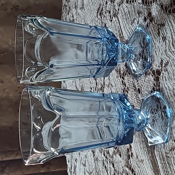 Dining Vintage Footed Iced Tea Glasses Poshmark